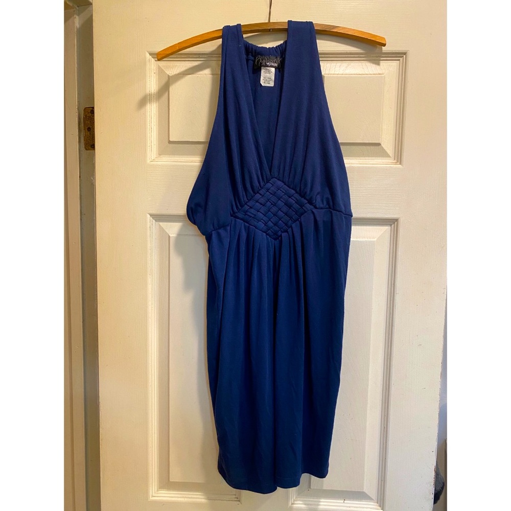 Sleeveless Navy Bodycon Dress